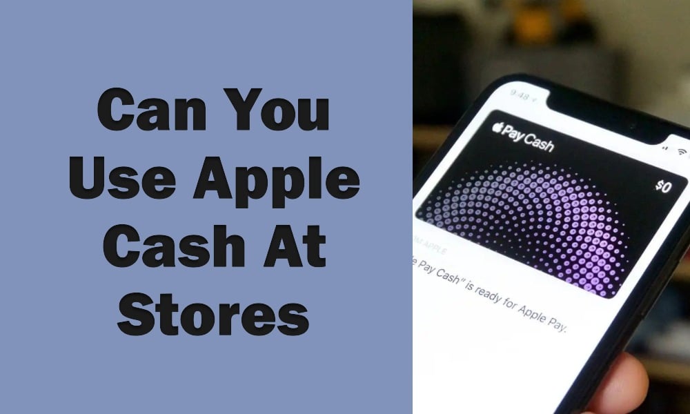 can you use apple cash at stores