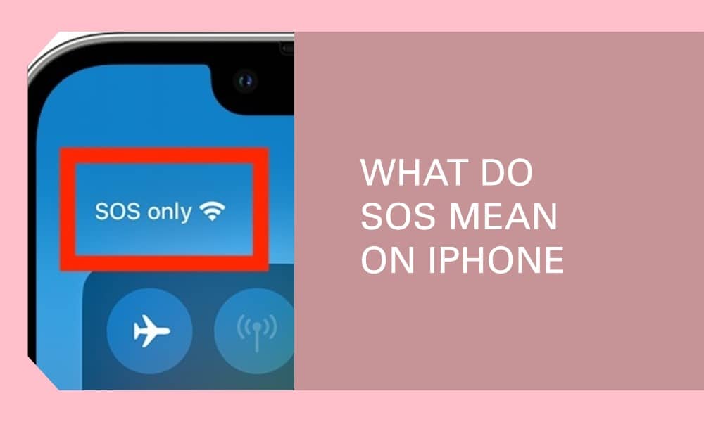 what do sos mean on iphone
