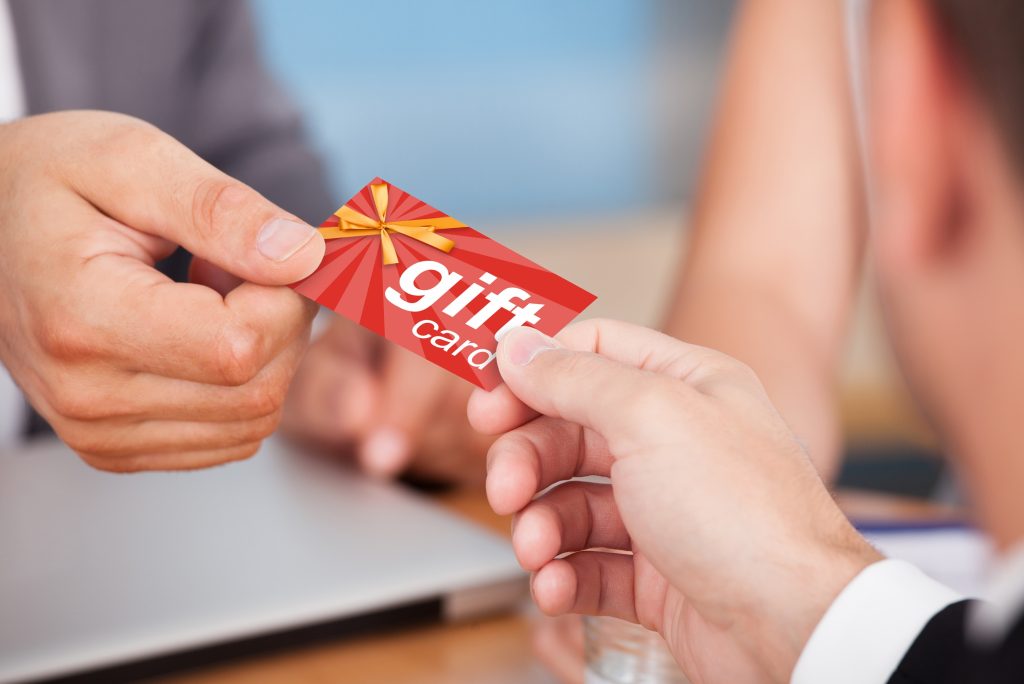 Gift card timing